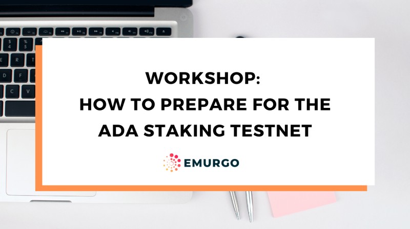 Cardano ADA staking testnet prep