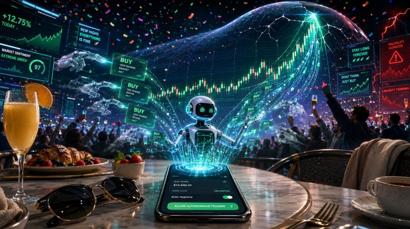 Robinhood AI agent trading concept