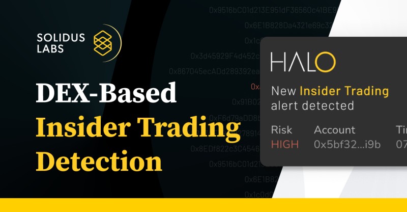 Insider trading detection on DEXs