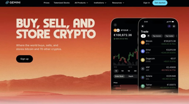 Kraken trading interface